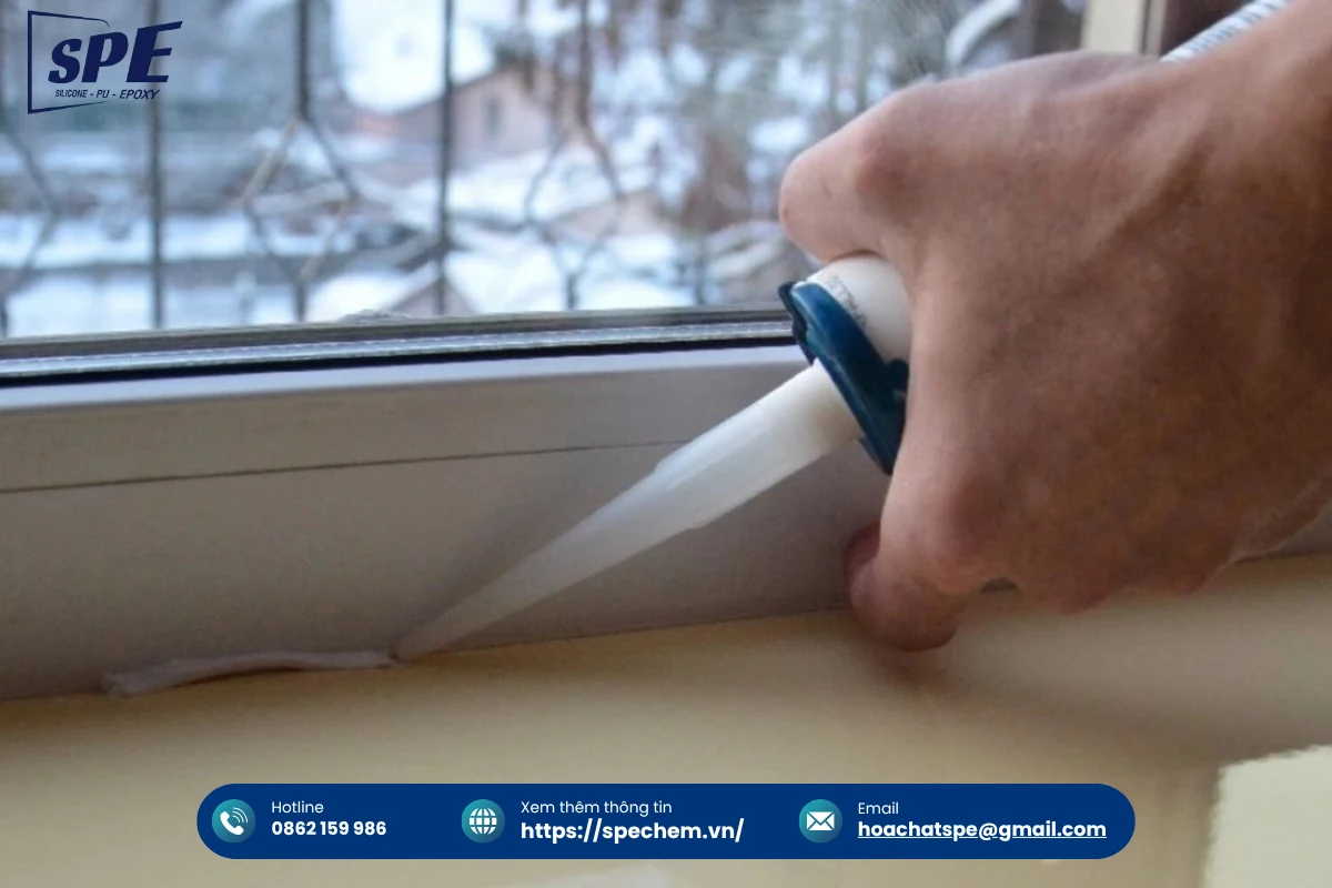 Keo acrylic có thành phần chính là các polymetacrylat